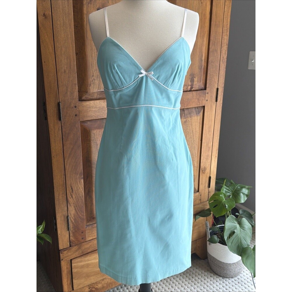 Express Aqua Blue Dress Size 8